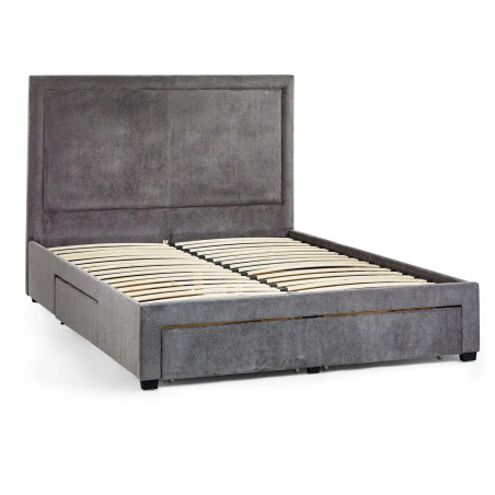 Mayfair 4 Drawer Storage Bed Frame Grey slats