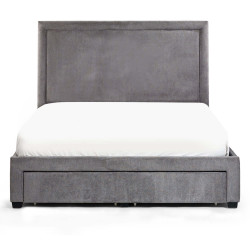 Mayfair 4 Drawer Storage Bed Frame Grey footend