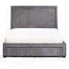 Mayfair 4 Drawer Storage Bed Frame Grey footend