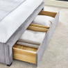Mayfair 4 Drawer Storage Bed Frame Grey filled drawer