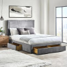 Mayfair 4 Drawer Storage Bed Frame Grey room view
