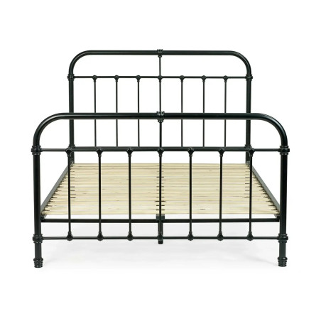 Logan Metal Bed Frame Black front