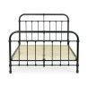 Logan Metal Bed Frame Black front