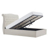Rosa Fabric Ottoman Storage Bed Natural internal