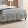Starla Square Boucle Fabric Bed Frame legs