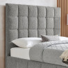 Starla Square Boucle Fabric Bed Frame headboard
