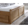 Mission 4ft 6inch Double Waxed Pine Wooden Storage Bed - Home Divine