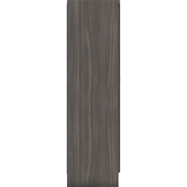 Nevada 6 Door 2 Drawer Mirrored Wardrobe Black Wood Grain - Home Divine