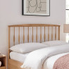 Juno Storage Bed Frame Oak Wooden Slatted Base headend