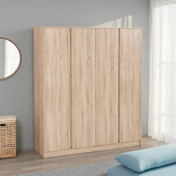 Transform Your Space with Malvern 4 Door Wardrobe Urban Snow | Home Divine