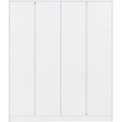 Malvern 4 Door Wardrobe white front