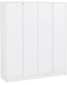 Malvern 4 Door Wardrobe white closed