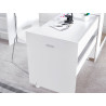 Ersa Mid Sleeper Bed With Storage Drawers and Desk White desk