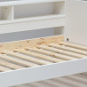 Tyler Single 3ft Wooden Day Bed white and grey slats