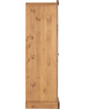 Corona 1 Door Wardrobe Distressed Waxed Pine side