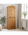 Corona 1 Door Wardrobe Distressed Waxed Pine