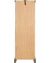 Corona 1 Door Wardrobe Distressed Waxed Pine back