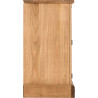 Corona 2 Door 5 Drawer Sideboard Distressed Waxed Pine side
