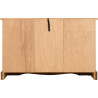 Corona 2 Door 5 Drawer Sideboard Distressed Waxed Pine back