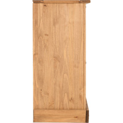 Corona 2+2 Drawer Chest Distressed Waxed Pine side