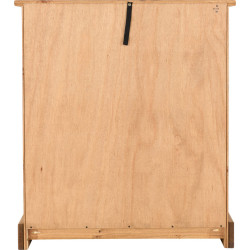 Corona 2+2 Drawer Chest Distressed Waxed Pine back