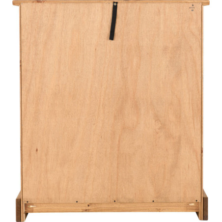 Corona Trio Set Distressed Waxed Pine - Home Divine