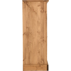 Corona 4 Drawer Chest Distressed Waxed Pine side