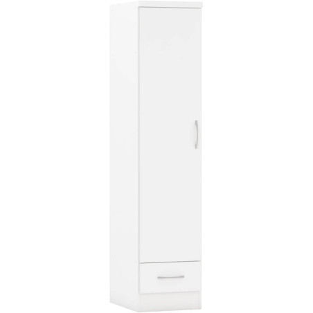 Nevada Sonoma Oak Effect 1 Door 1 Drawer Wardrobe - Home Divine