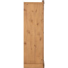 Corona 4 Door Wardrobe Distressed Waxed Pine side