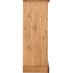 Corona 3+2 Drawer Chest Distressed Waxed Pine side