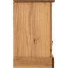 Corona Petite Bedside Distressed Waxed Pine side