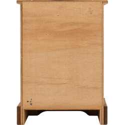 Corona Petite Bedside Distressed Waxed Pine back