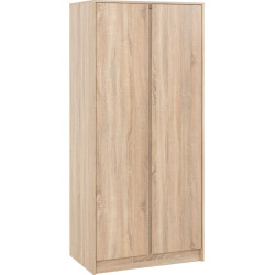 Malvern 2 Door Wardrobe Sonoma Oak Effect front
