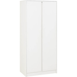 Malvern 2 Door Wardrobe white side