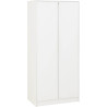 Malvern 2 Door Wardrobe white side