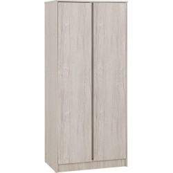 Malvern 2 Door Wardrobe urban snow closed