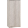 Malvern 2 Door Wardrobe urban snow closed