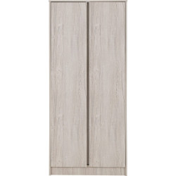 Malvern 2 Door Wardrobe urban snow front