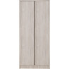 Malvern 2 Door Wardrobe urban snow front