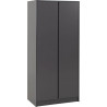 Malvern 2 Door Wardrobe grey side