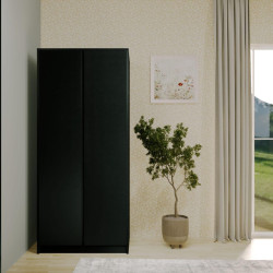 Malvern 2 Door Wardrobe black
