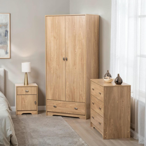 Carlton Trio Bedroom Set Medium Oak Effect