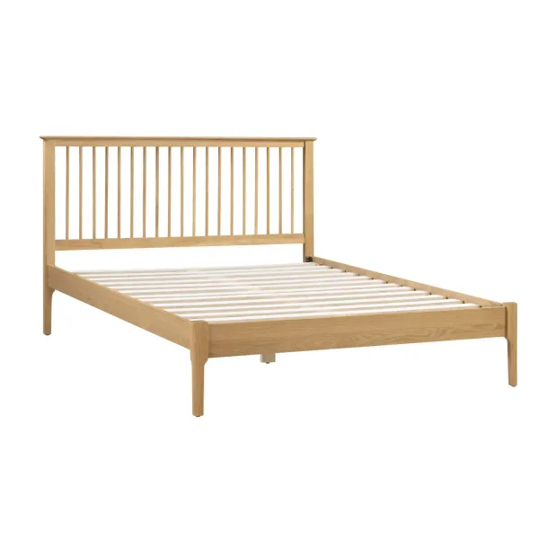 Transform Your Bedroom with Cotswold Solid Oak Wooden Bed Frame by Home Divine