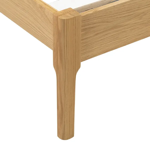 Transform Your Bedroom with Cotswold Solid Oak Wooden Bed Frame by Home Divine