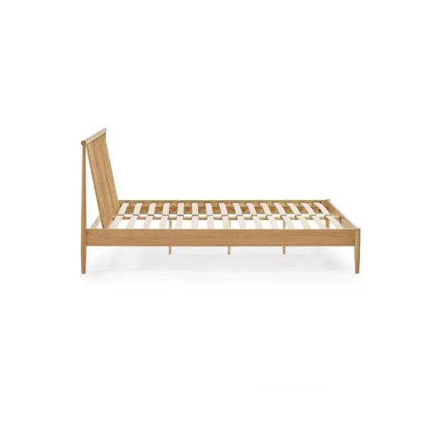 Upgrade Your Bedroom with the Belton Solid Oak Wooden Spindle Bed Frame | Home Divine