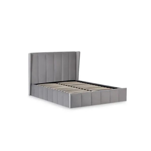 Upgrade Your Bedroom with Katie Ottoman Storage Bed Frame Grey by Home Divine