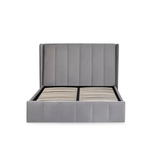 Upgrade Your Bedroom with Katie Ottoman Storage Bed Frame Grey by Home Divine