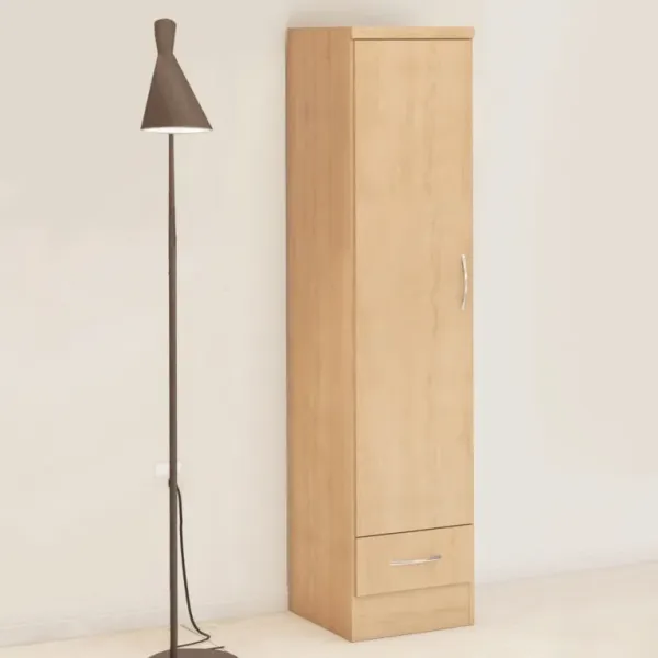 Upgrade Your Bedroom with Home Divine's Nevada 1 Door 1 Drawer Wardrobe