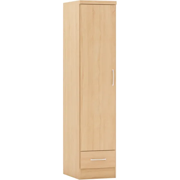 Upgrade Your Bedroom with Home Divine's Nevada 1 Door 1 Drawer Wardrobe