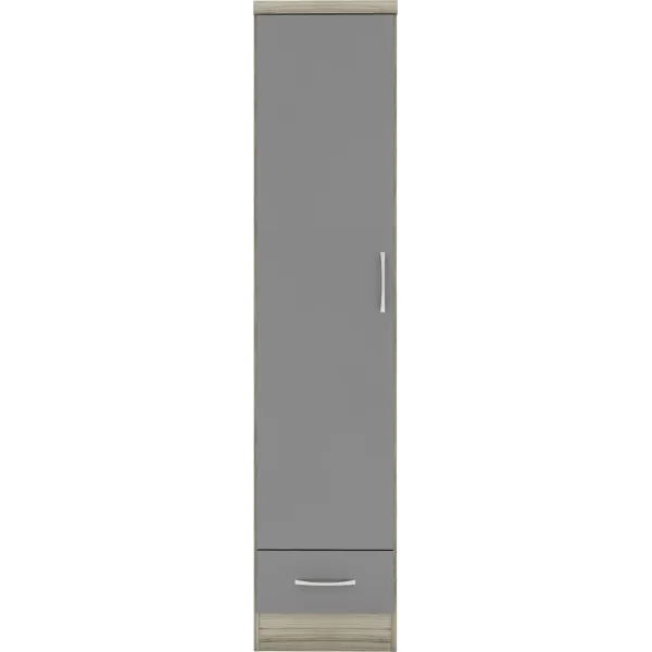 Upgrade Your Bedroom with Home Divine's Nevada 1 Door 1 Drawer Wardrobe